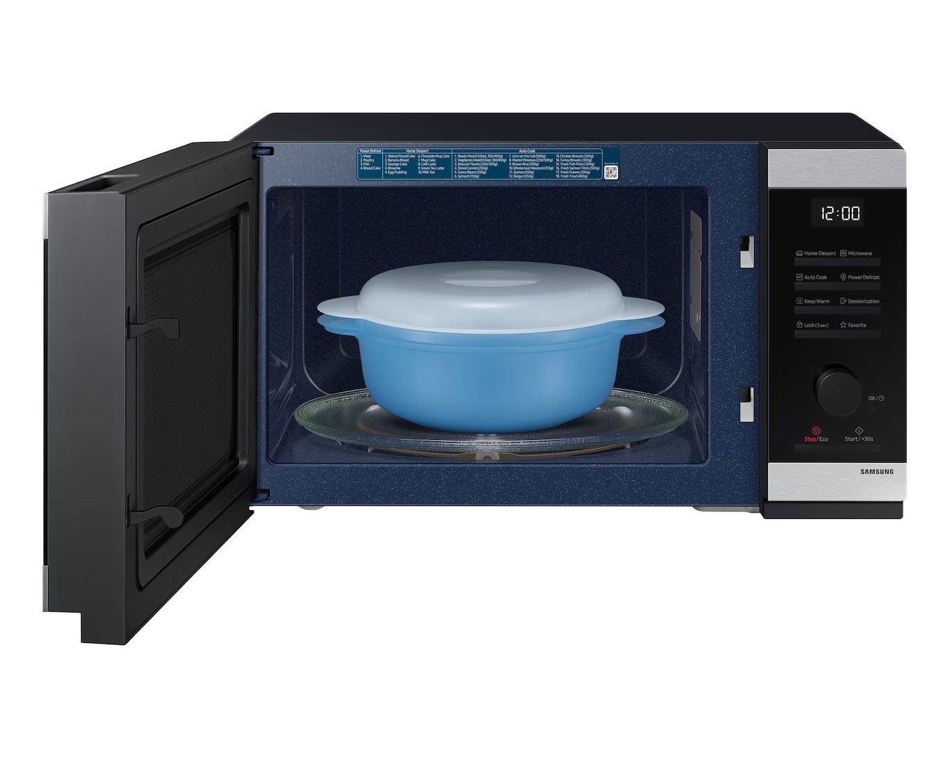 מיקרוגל 32 ליטר Samsung MS32DG4555GT – בהספק 1000W עם חימום אחיד ו-18 תוכניות | סמליין-משלוח מהיר – תמונה 4