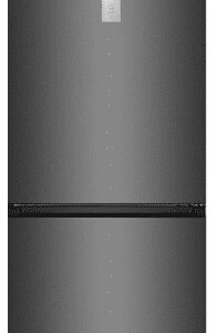 מקרר 2 דלתות מקפיא תחתון TCL P540BF טי סי אל, מקפיא תחתון, 417 ליטר, נירוסטה מושחרת