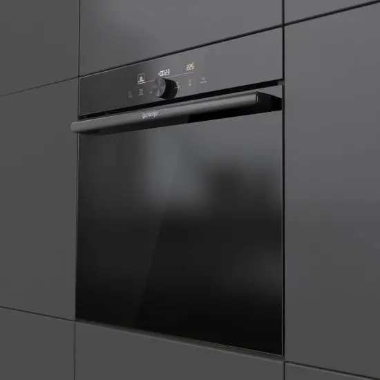 תנור בילד אין Gorenje BOS6747A05DG ברוחב 60 ס"מ-גימור זכוכית שחורה פיקוד שבת – תמונה 3