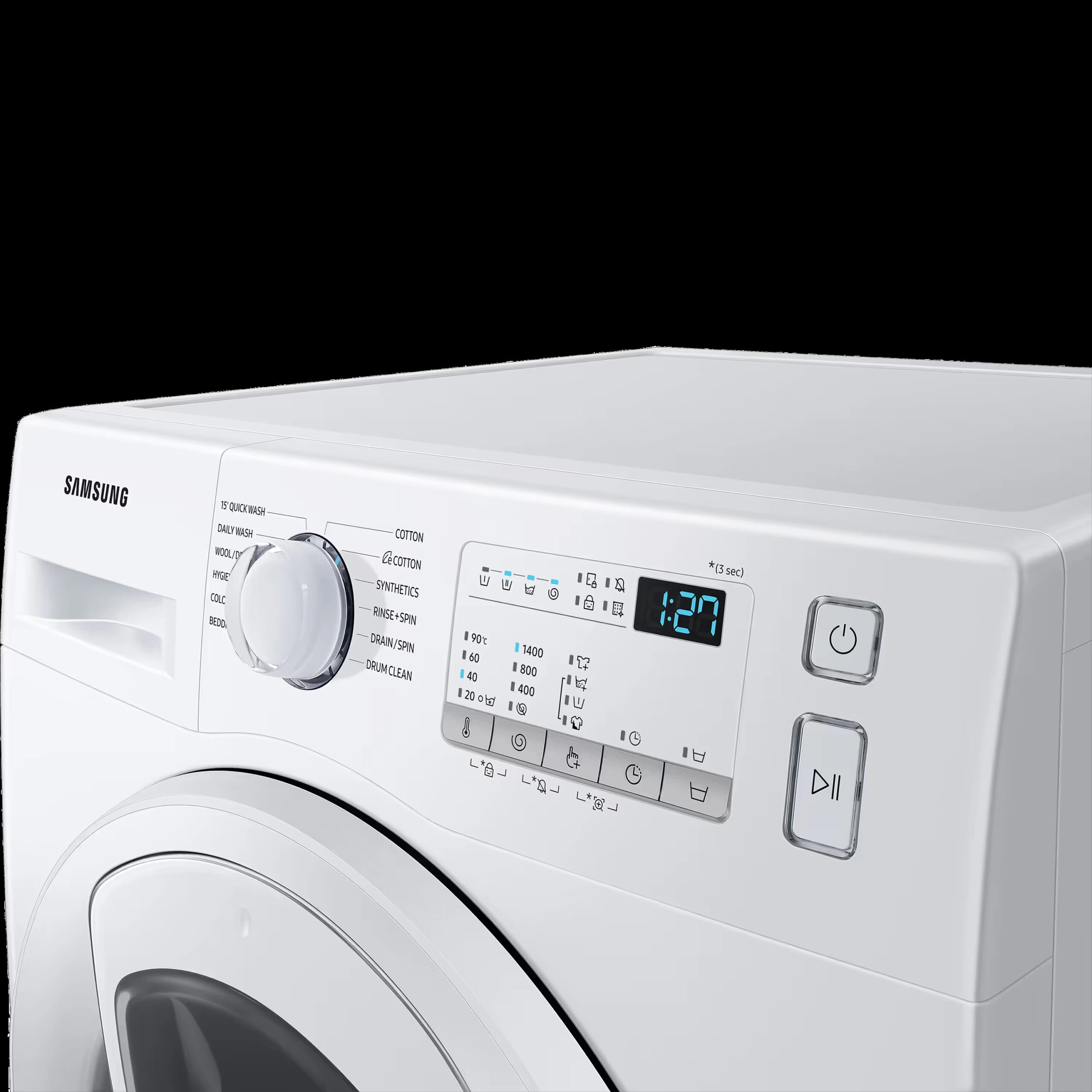 מכונת כביסה Samsung WW9ST4543TW Addwash פתח חזית-9 ק"ג – תמונה 2