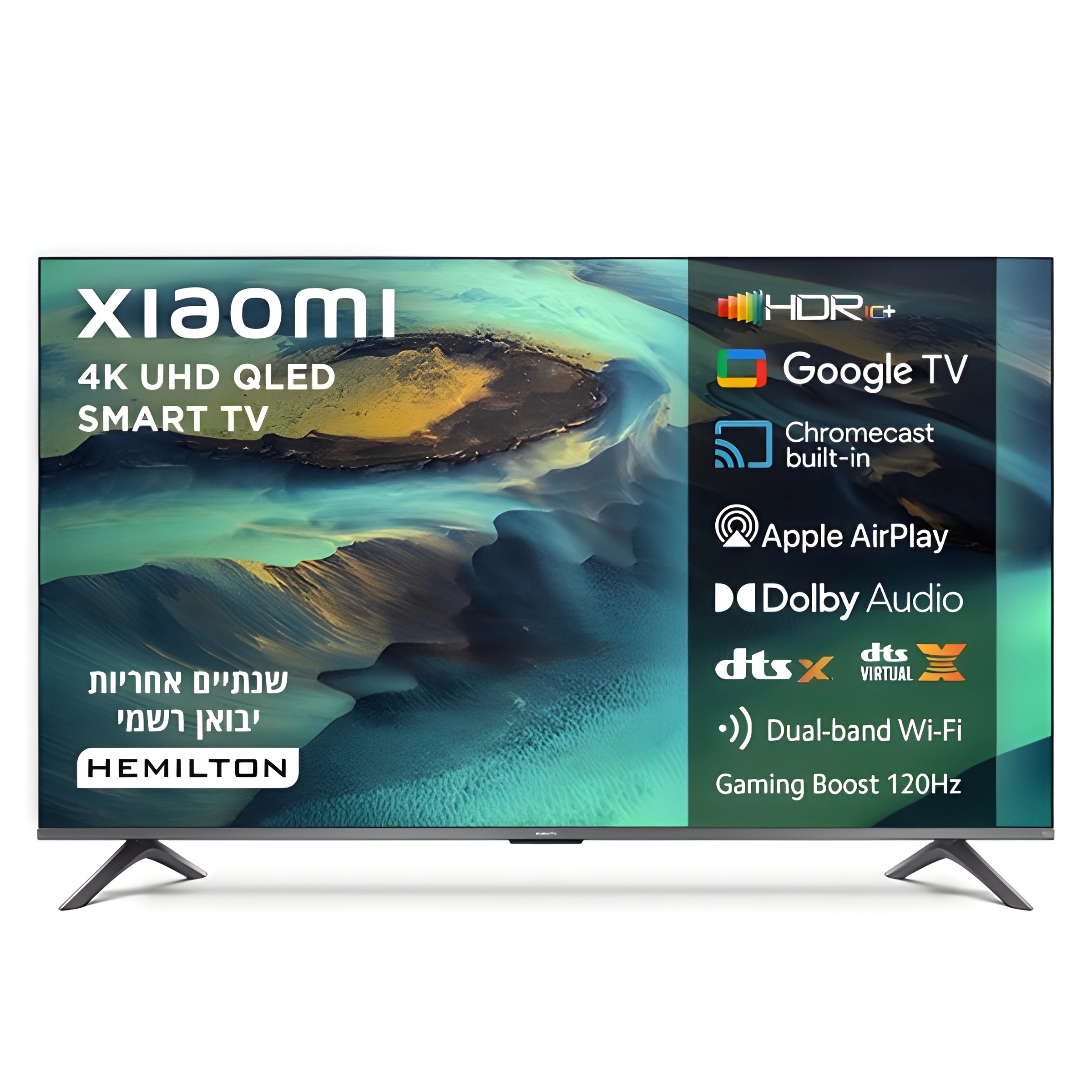 Xiaomi A Pro 43 L43MB-APME 4K (2026) - טלוויזיית QLED 4K חכמה 43 אינץ' עם Google TV | יבואן רשמי-משלוח מהיר – תמונה 3