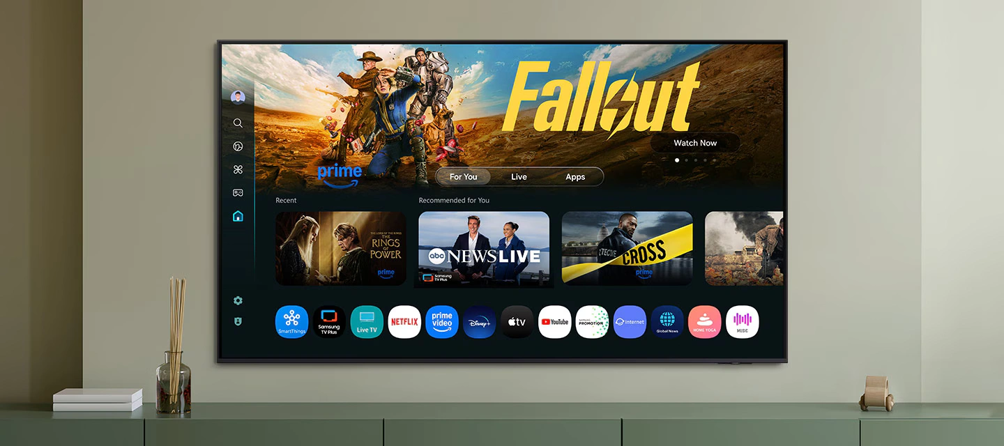 טלוויזיה Samsung QE85QN70F Neo QLED 4K – מסך 85 אינץ׳ עם Mini LED ו־Vision AI | יבואן רשמי