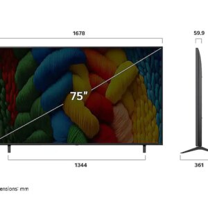 LG 86NANO80A6A – טלוויזיה חכמה 86 אינץ' NanoCell 4K AI 2025 | יבואן רשמי