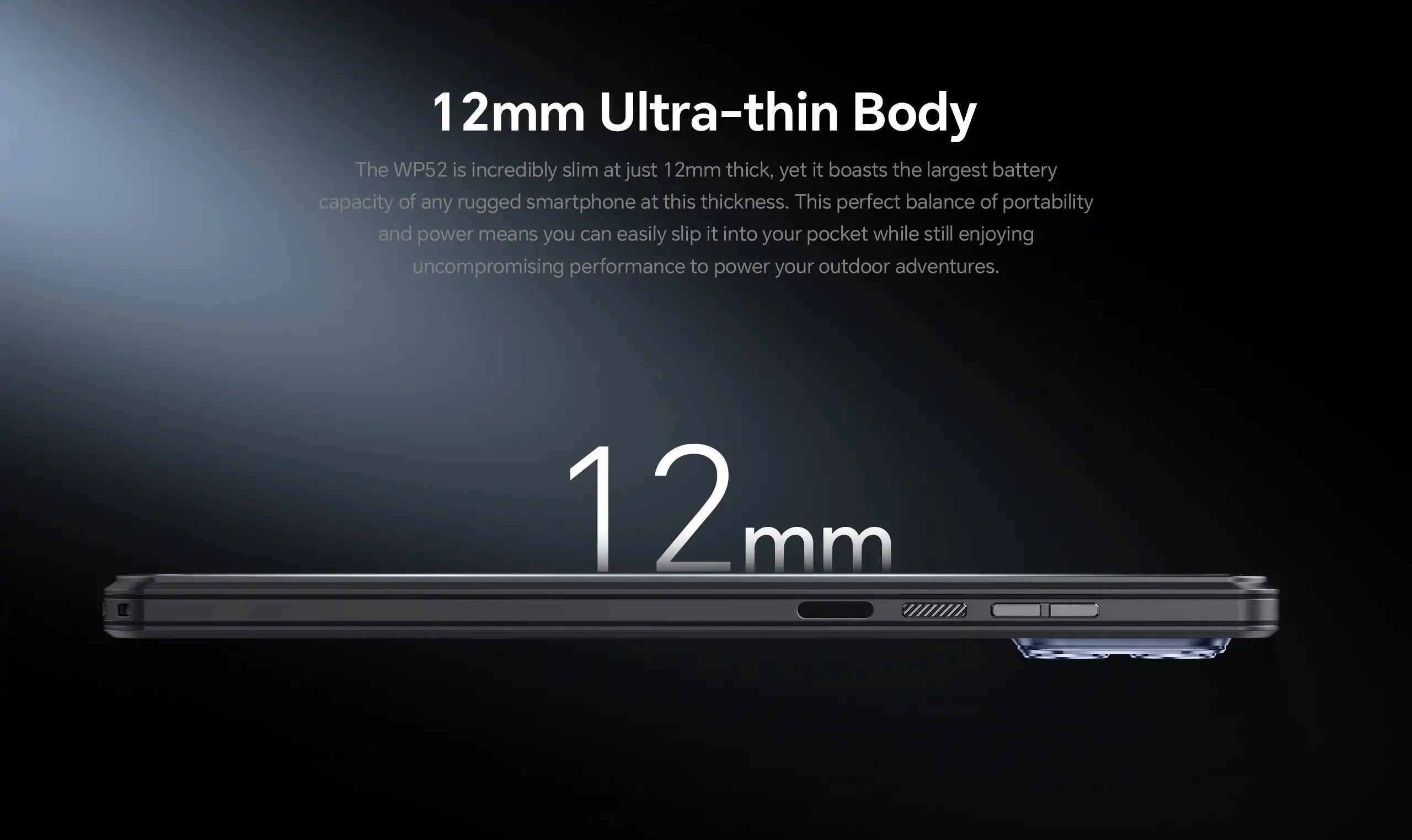 טלפון סלולרי Oukitel WP52 256GB 4GB RAM משוריין עם סוללה חזקה 6500mAh | יבואן רשמי – תמונה 5