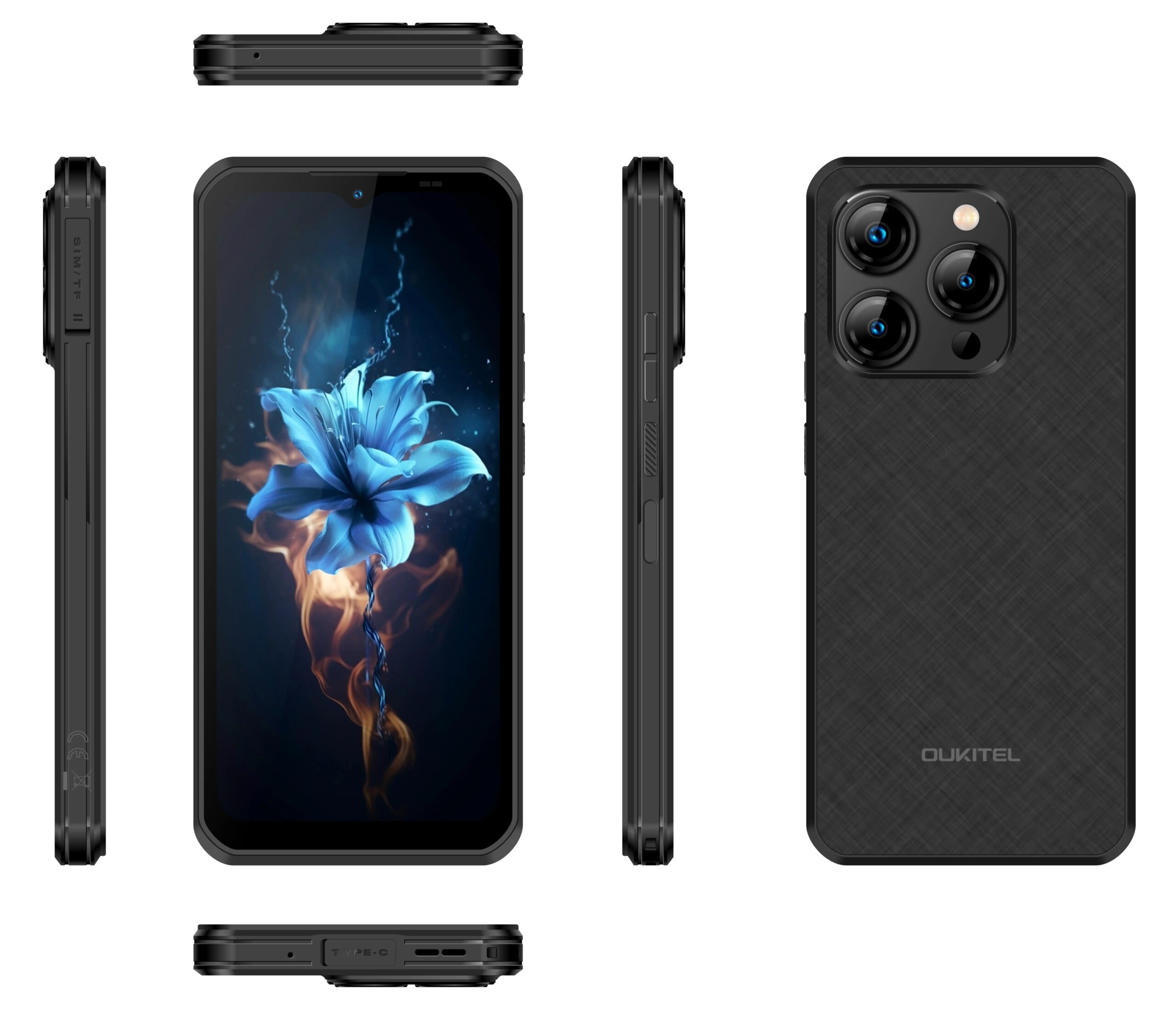 טלפון סלולרי Oukitel WP52 256GB 4GB RAM משוריין עם סוללה חזקה 6500mAh | יבואן רשמי – תמונה 9