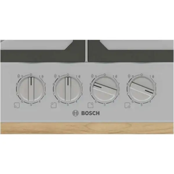 Bosch PCH6A5I90Y - כיריים גז 4 להבות עם FlameSelect יבואן רשמי | משלוח מהיר