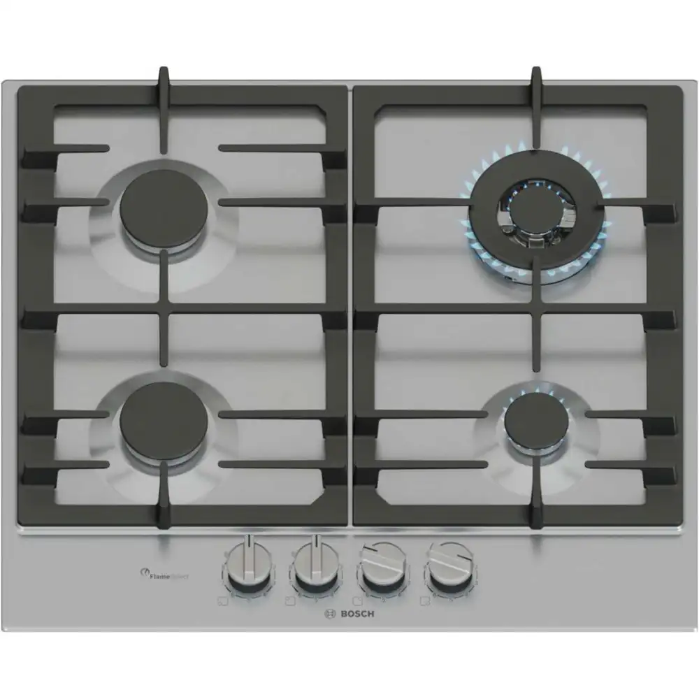 Bosch PCH6A5I90Y - כיריים גז 4 להבות עם FlameSelect יבואן רשמי | משלוח מהיר – תמונה 2