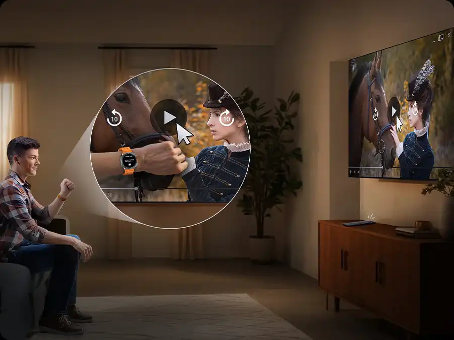 טלוויזיה Samsung QE77S85F OLED בגודל 77 אינץ׳ – מסך AI פרימיום עם 4K, HDR וגיימינג 120Hz | יבואן רשמי | משלוח מהיר – תמונה 3
