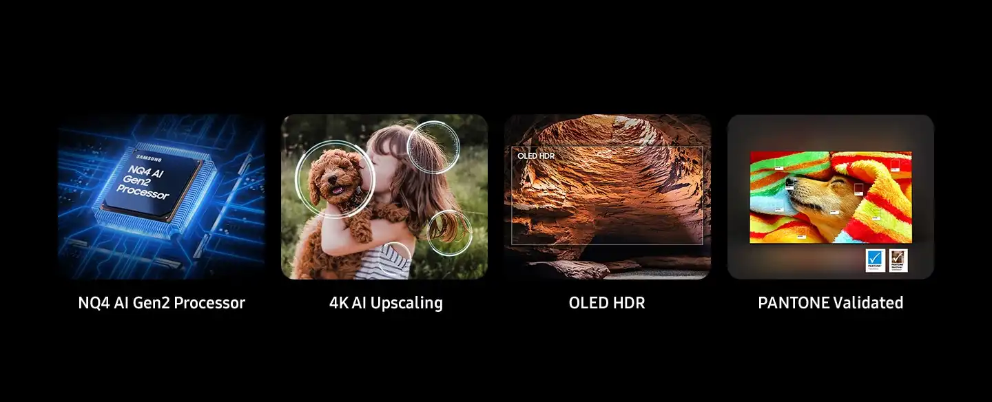 טלוויזיה Samsung QE55S85F OLED בגודל 55 אינץ׳ – מסך AI פרימיום עם 4K, HDR וגיימינג 120Hz | יבואן רשמי-משלוח מהיר – תמונה 9