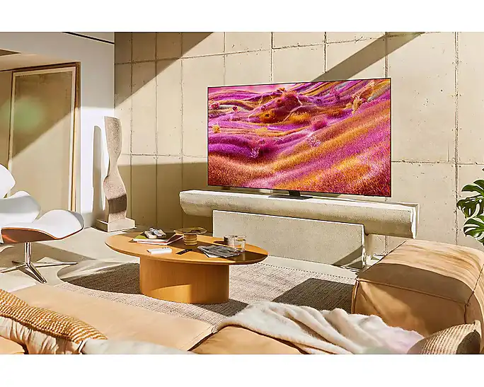 טלוויזיה 55 אינץ׳ Samsung QE55QN90F – Neo QLED 4K עם Quantum Mini LED Pro, מעבד AI וגיימינג 165Hz | יבואן רשמי-משלוח מהיר
