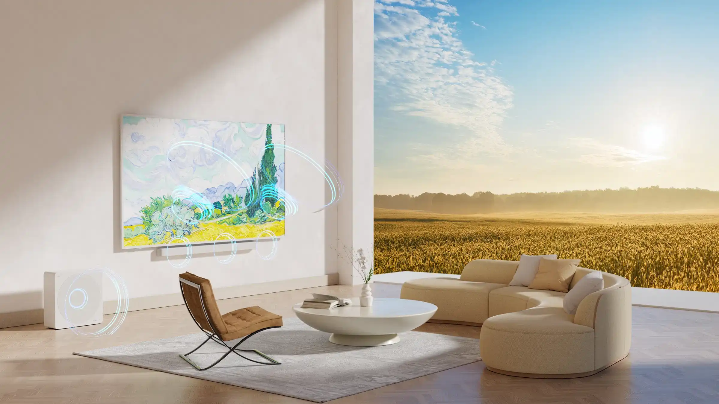 TCL 75A300 Pro NXTVISION – טלוויזיה חכמה 75 אינץ' QLED 4K עם סאונד Bang & Olufsen | יבואן רשמי – תמונה 10