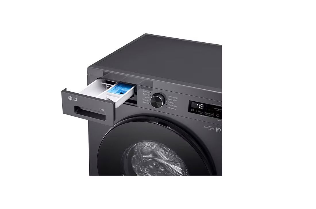 LG F4X1009NMB מכונת כביסה 9 ק״ג – הנעה ישירה, קיטור ו-1400 סל"ד – תמונה 5