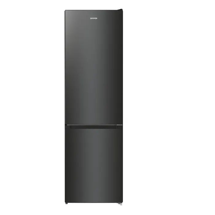 מקרר 2 דלתות מקפיא תחתון Gorenje NRK6202EBXL4 גורנייה נירוסטה שחורה 330 ליטר - יבואן רשמי – תמונה 3