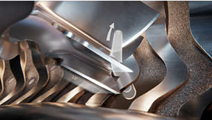 גילוח צמוד לגובה העור עם מערכת Lift and Cut במכונת גילוח Philips S9975/55