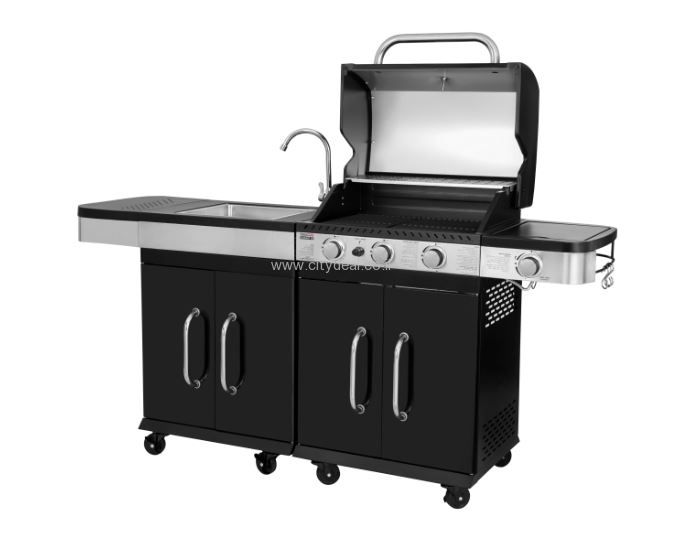 גריל גז Royal Gourmet דגם ELEGANT 3B + כירת צד – תמונה 4