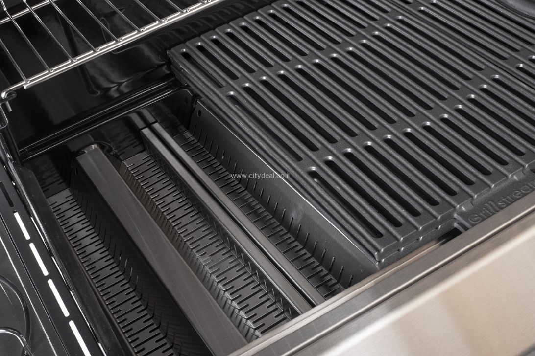 גריל גז משולב פחמים Grill stream דגם GS- Classic 6 + כירת צד – תמונה 3