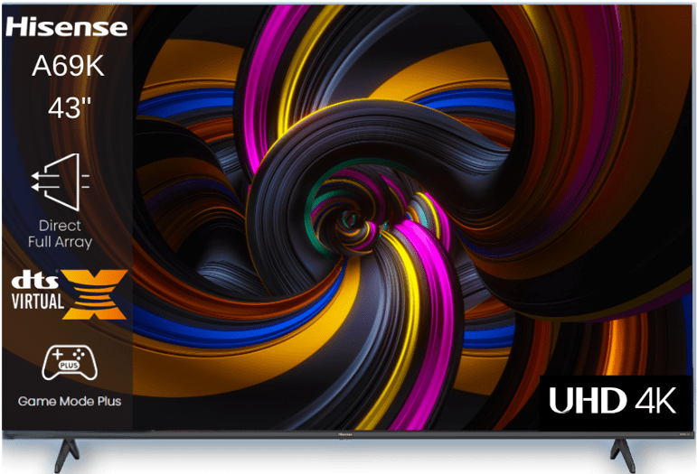טלוויזיה חכמה 43 אינץ' Hisense 43A69K UHD 4K יבואן רשמי – תמונה 7