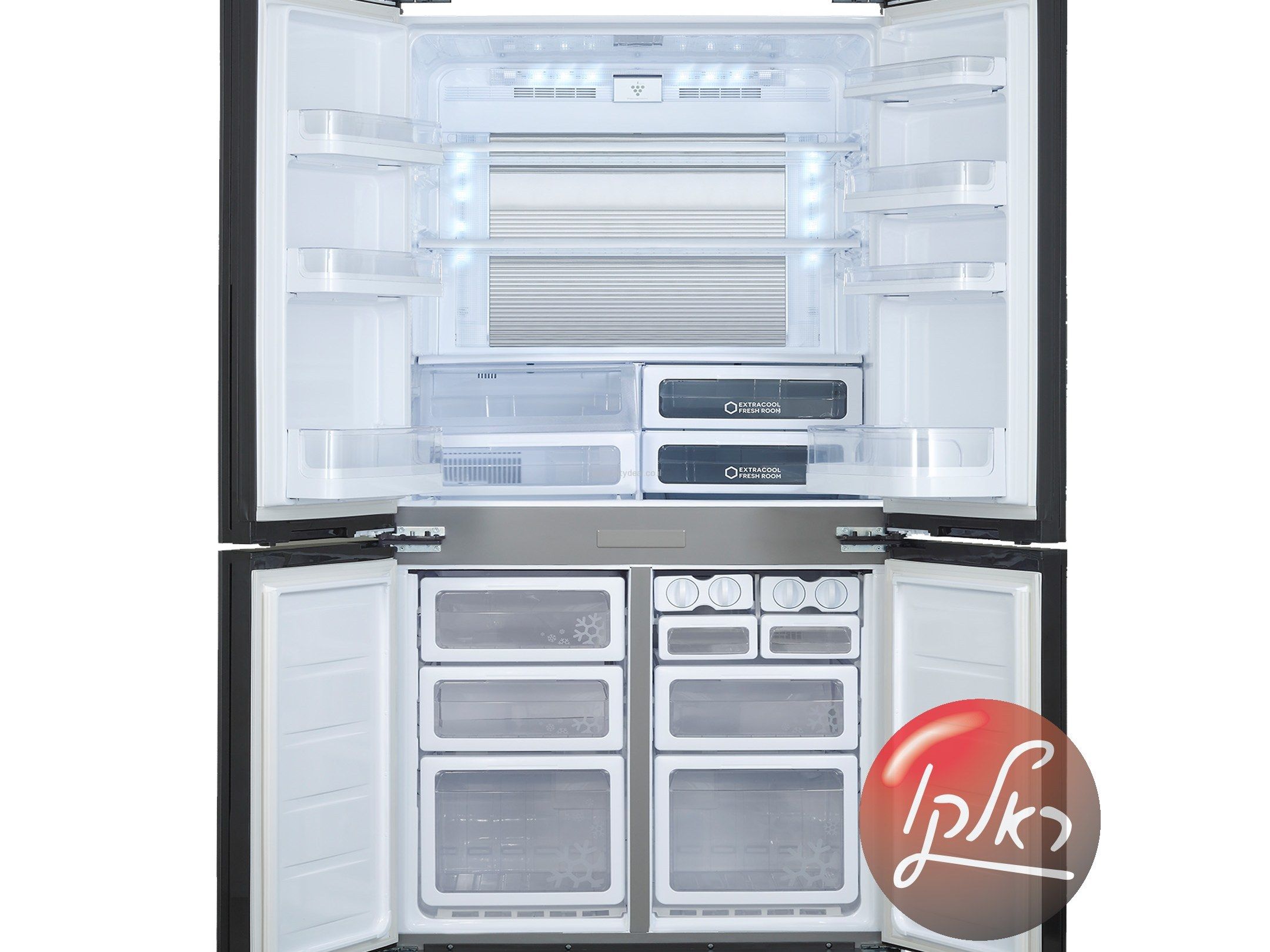 מקרר 4 דלתות Sharp דגם SJR8620BG יבואן רשמי – תמונה 2