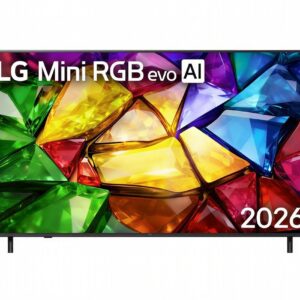 טלוויזיה 86 אינץ' LG 86MRGB85B6C – Mini RGB evo AI 4K עד 144Hz | יבואן רשמי
