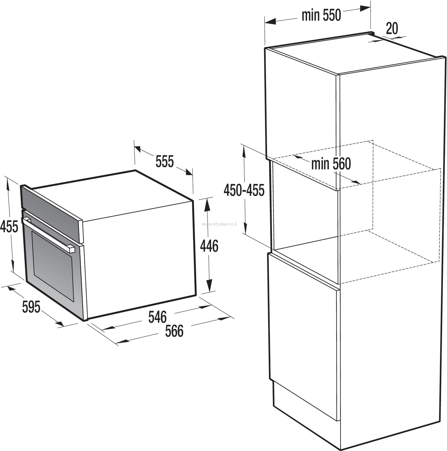 תנור בנוי gorenje דגם BCM547ORA – תמונה 3