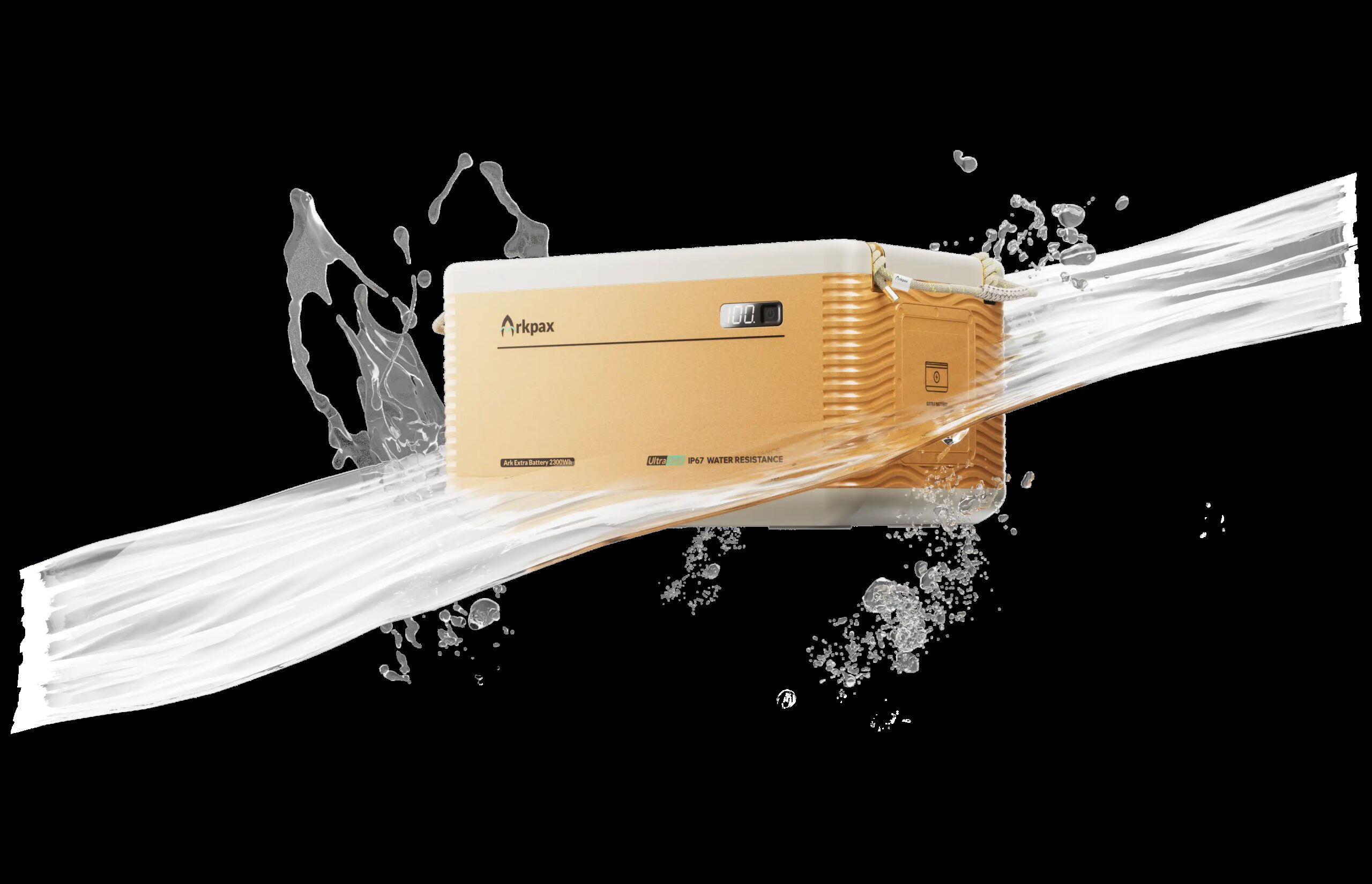 ARPAX WH2300 - תא הרחבה 2300Wh לתחנת כוח ARK PRO2400 IP67 | סוללת LFP עמידה למים ואבק - יבואן רשמי – תמונה 4