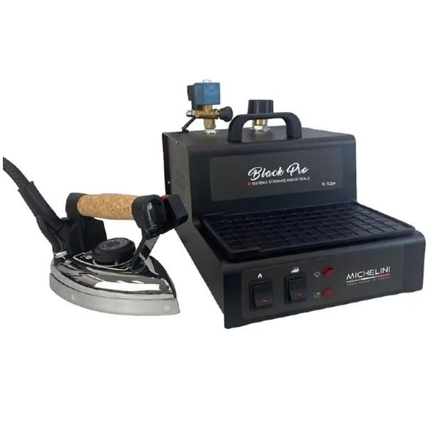 מגהץ קיטור Michelini B52PR Pro מקיליני עם דוד פלדה בנפח 2.3 ליטר ולחץ 3 בר הכולל סוליית אלומיניום - יבואן רשמי