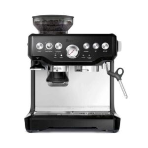 (Breville Barista Express BES875(BTR - מכונת אספרסו עם מטחנה מובנית, 18 דרגות טחינה, בקרת טמפרטורה מדויקת ולחץ חליטה מקצועי 15 בר | יבואן רשמי | משלוח מהיר
