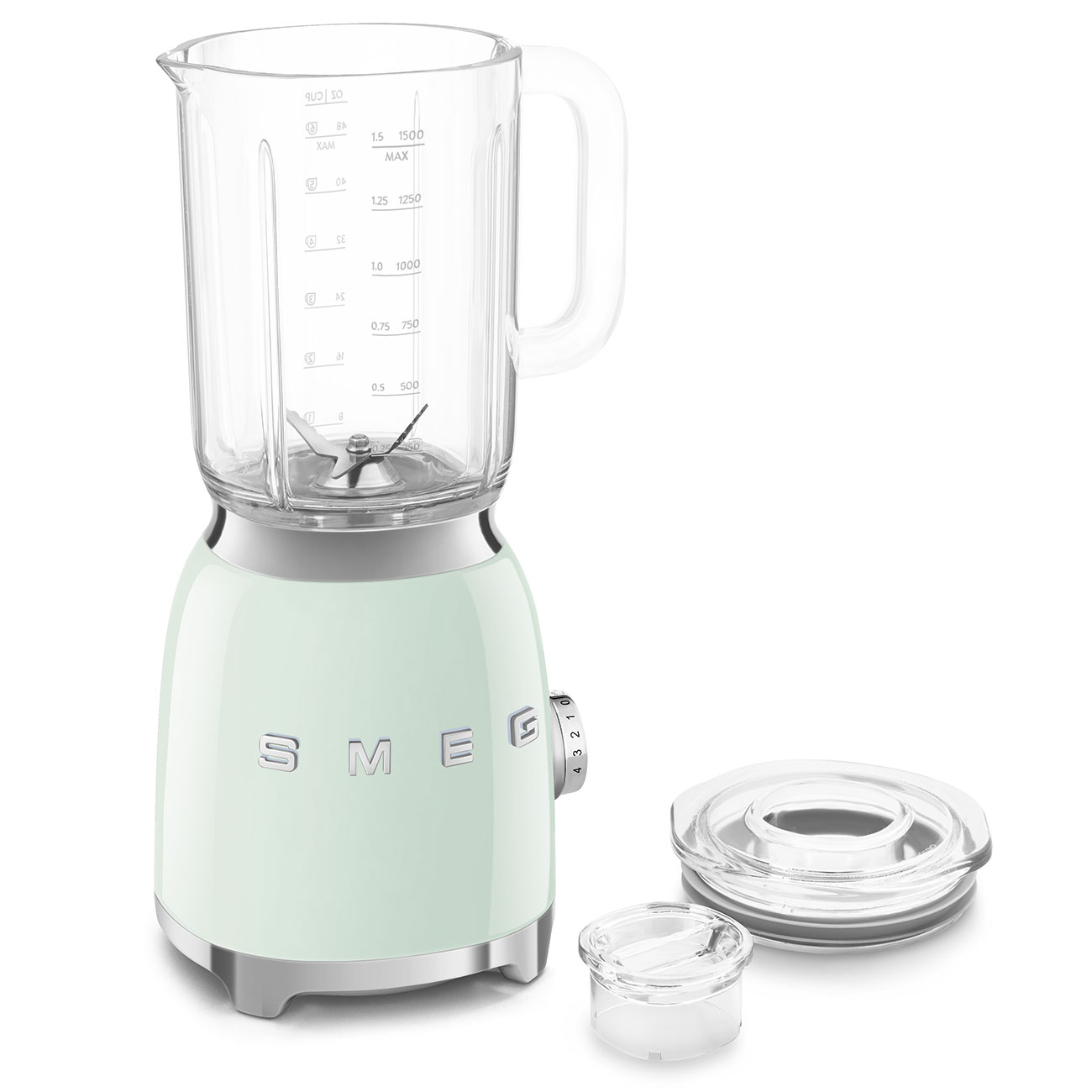 SMEG BLF03PGEU – בלנדר רטרו 800W עם קנקן Tritan בנפח 1.5 ל' סמג בצבע ירוק – תמונה 3