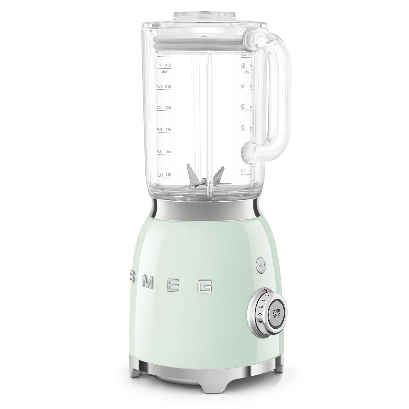 SMEG BLF03PGEU – בלנדר רטרו 800W עם קנקן Tritan בנפח 1.5 ל' סמג בצבע ירוק – תמונה 4