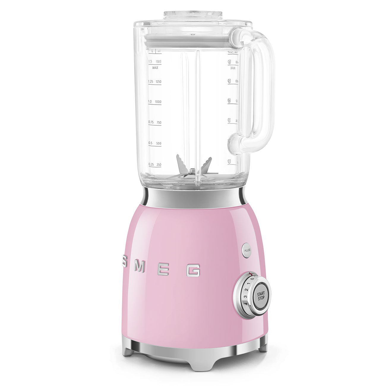 SMEG BLF03PKEU – בלנדר רטרו 800W עם קנקן Tritan בנפח 1.5 ל' סמג בצבע ורוד – תמונה 4