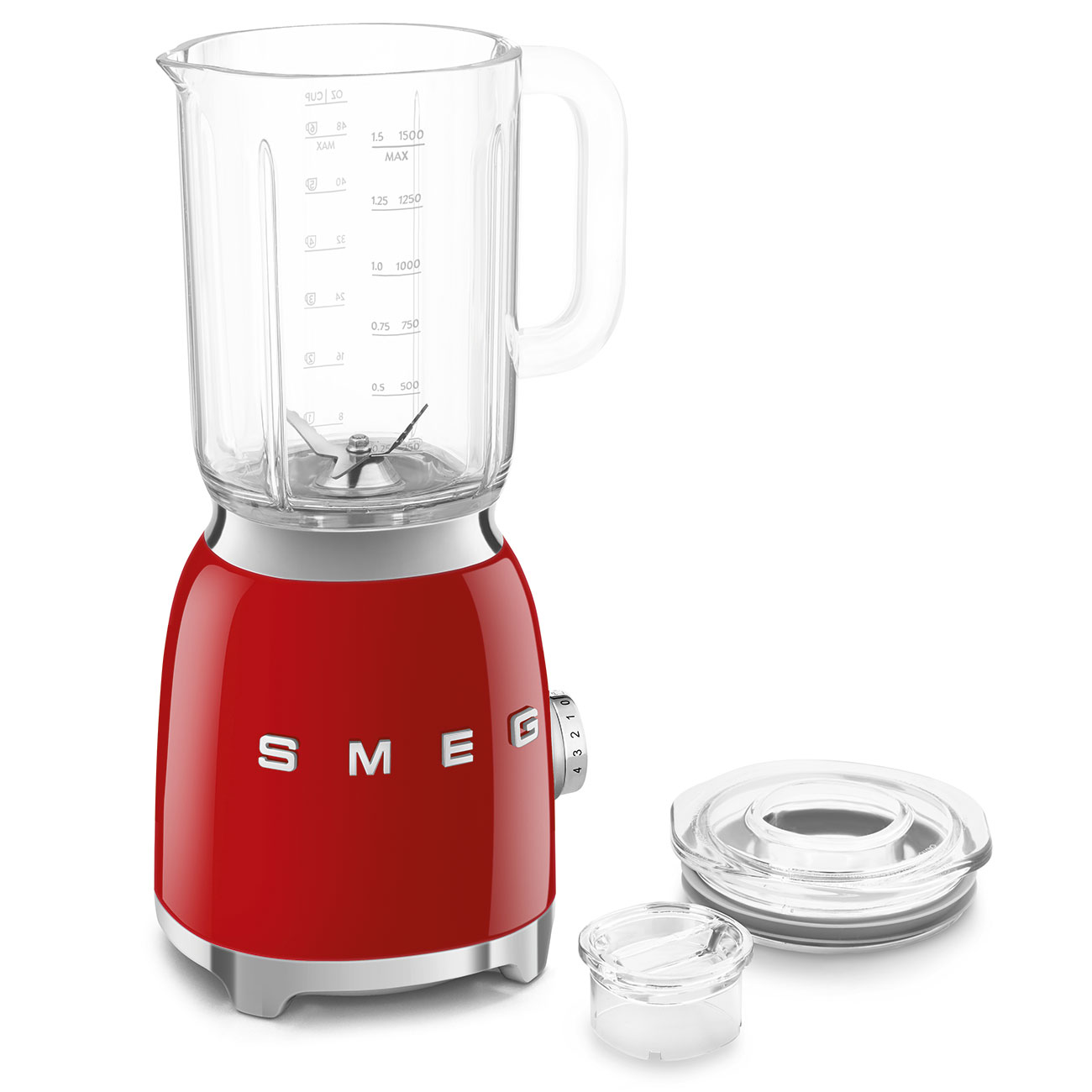 SMEG BLF03RDEU – בלנדר רטרו 800W עם קנקן Tritan בנפח 1.5 ל' סמג בצבע אדום – תמונה 3