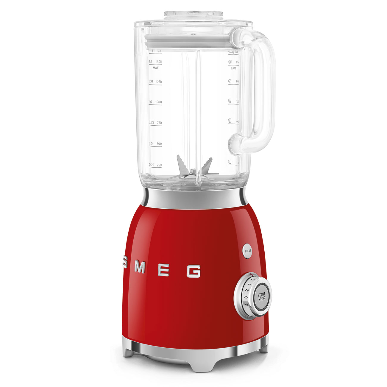 SMEG BLF03RDEU – בלנדר רטרו 800W עם קנקן Tritan בנפח 1.5 ל' סמג בצבע אדום – תמונה 4