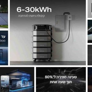 ממיר מתח ECOFLOW DELTA PRO ULTRA 6900W – לתחנת כוח ביתית | יבואן רשמי