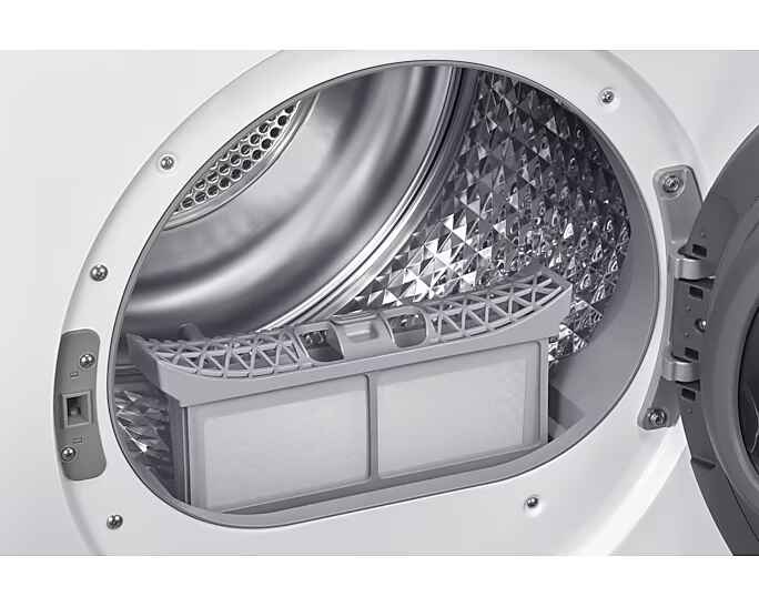 מייבש כביסה Samsung DV90DG52A0AE – בקיבולת 9 ק"ג Heat Pump עם SmartThings ודירוג A+++ | יבואן רשמי – תמונה 7