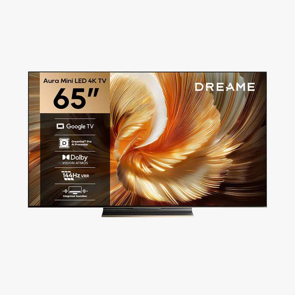 טלוויזיה חכמה ״Dreame 65S100 Aura Mini LED 4K 65 – עם 144Hz + סאונדבר מובנה | יבואן רשמי – תמונה 4