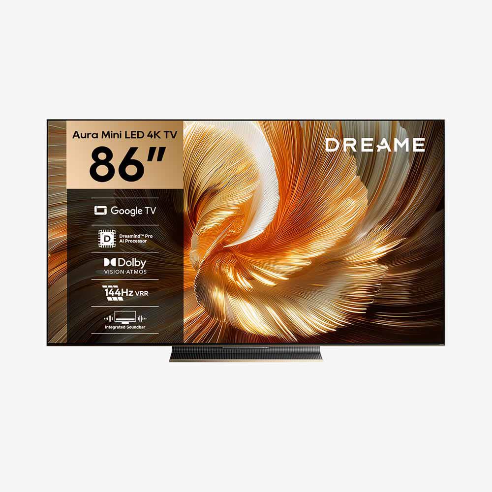 טלוויזיה חכמה ״Dreame 86S100 Aura Mini LED 4K 86 – עם 144Hz + סאונדבר מובנה | יבואן רשמי – תמונה 11