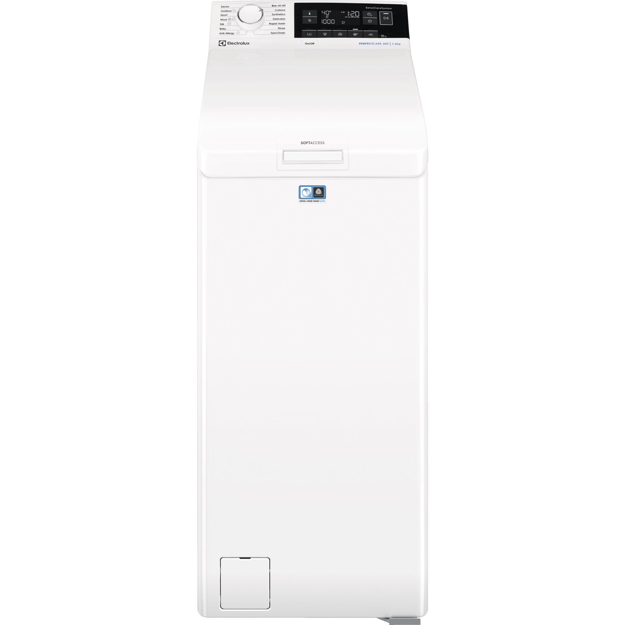Electrolux EW6T3603AM – מכונת כביסה פתח עליון 6 ק"ג אלקטרולוקס | יבואן רשמי