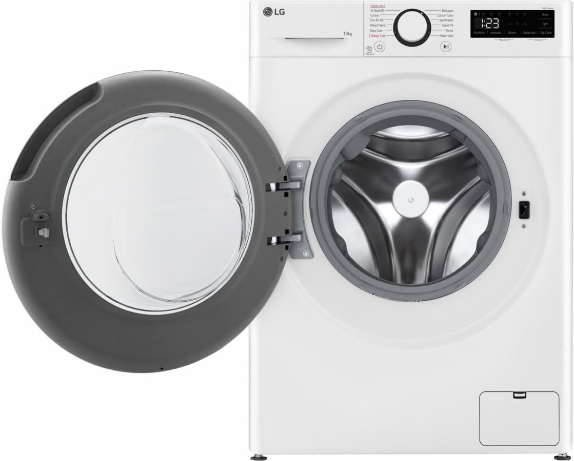מכונת כביסה פתח קדמי LG F4WR513SBW – קיבולת 13 ק״ג עם AI DD ו־Steam | משלוח מהיר – תמונה 5