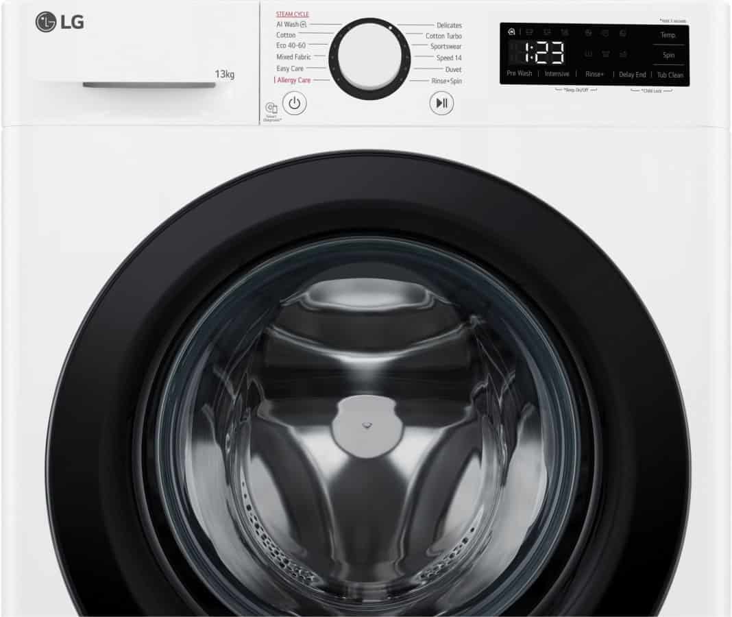 מכונת כביסה פתח קדמי LG F4WR513SBW – קיבולת 13 ק״ג עם AI DD ו־Steam | משלוח מהיר – תמונה 6