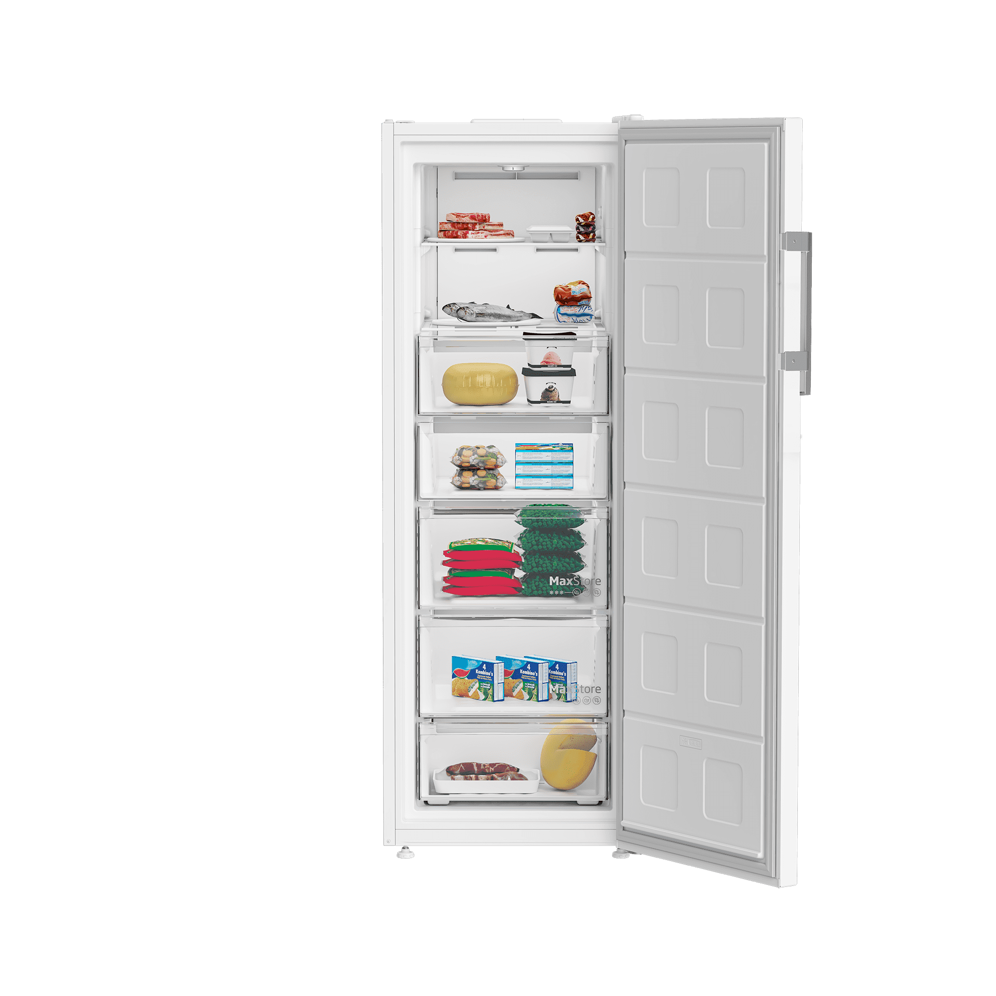 Blomberg FNT3676WP- מקפיא 7 מגירות 260 ליטר גימור לבן בלומברג | יבואן רשמי – תמונה 2