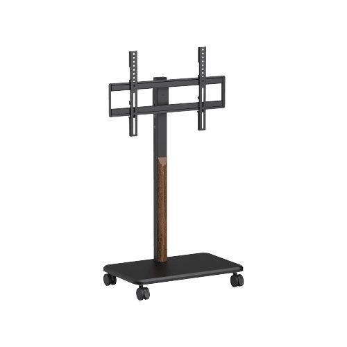מעמד רצפתי למסך EAZO FS286W על גלגלים לטלוויזיה עד 85 אינץ' בגימור עץ יוקרתי - יבואן רשמי – תמונה 4