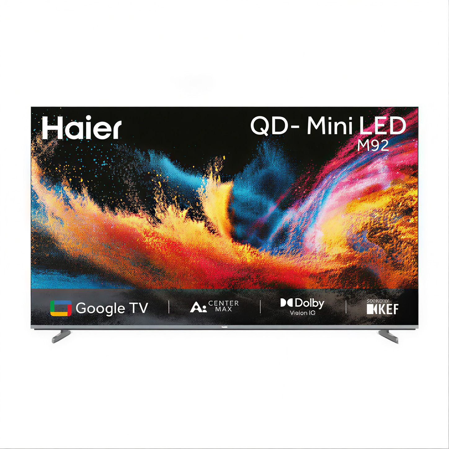 HAIER H65M92FUX - טלוויזיה חכמה 65״ QD-Mini LED 4K 144Hz Google TV | יבואן רשמי