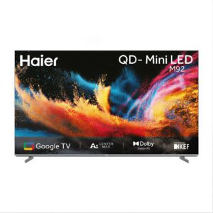 HAIER H75M92FUX - טלוויזיה חכמה 75״ QD-Mini LED 4K 144Hz Google TV | יבואן רשמי