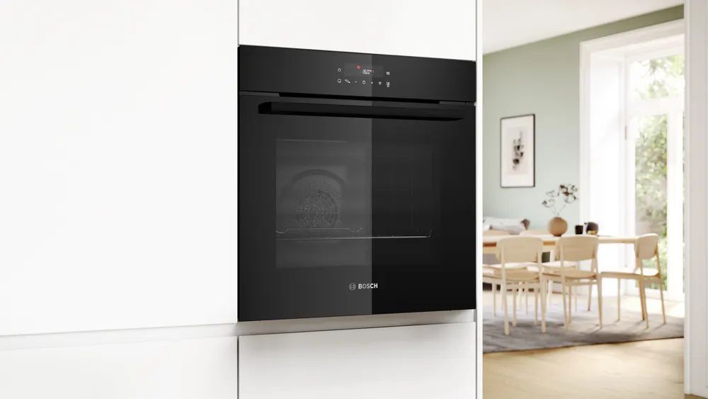 BOSCH HBA571BB4 - תנור אפייה בנוי פירוליטי 60 ס"מ בוש מסדרת Serie 2 בצבע שחור – תמונה 8