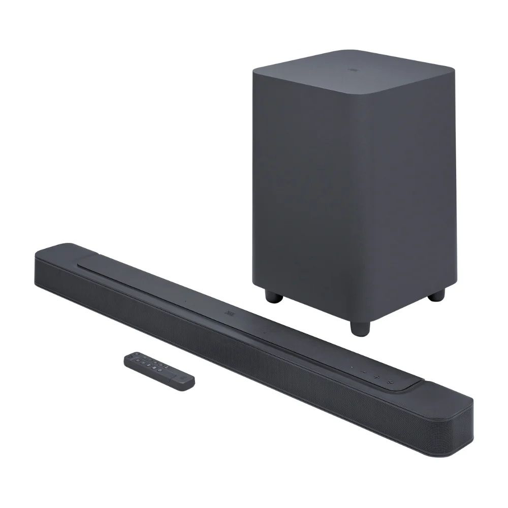מקרן קול JBL Bar 500 ג'י בי אל עם סאבוופר 10" אלחוטי, 590W וטכנולוגיית Dolby Atmos - יבואן רשמי