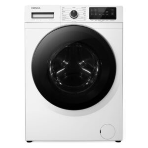 KONKA KG80-12B13B-C- מכונת כביסה פתח קדמי 8 ק"ג גימור לבן קונקה | יבואן רשמי