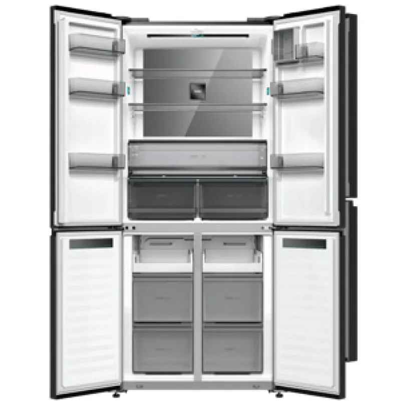 CHiQ MC-R4534GB – מקרר 4 דלתות 510 ליטר זכוכית שחורה NoFrost עם מקפיא תחתון | יבואן רשמי – תמונה 3