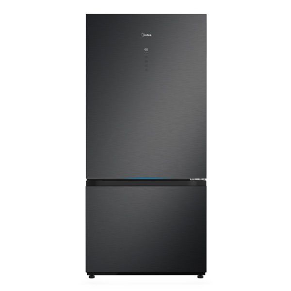 Midea MDRB905FGL45D מקרר 2 דלתות מקפיא תחתון 680 ליטר אינוורטר No Frost מידאה נירוסטה מושחרת | יבואן רשמי – תמונה 7