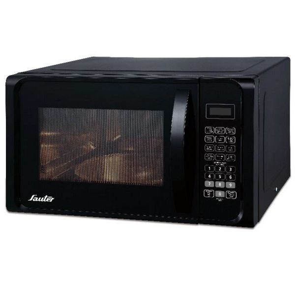מיקרוגל דיגיטלי סאוטר Sauter דגם MWS5235 שחור סטנדרטי לשיש בנפח 23 ליטר קומפקטי והספק 800W - יבואן רשמי