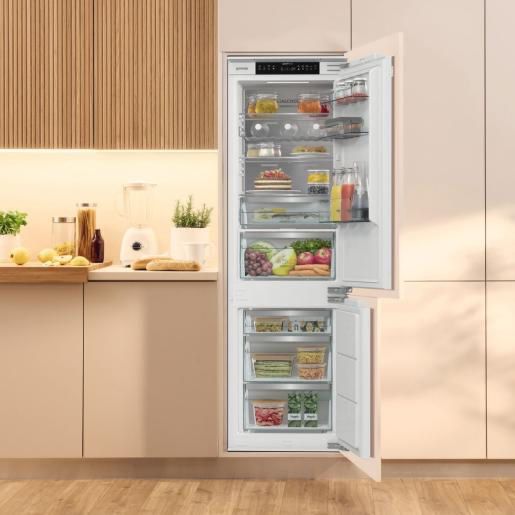 Gorenje NRKI519E82 - מקרר אינטגרלי משולב מקפיא תחתון 284 ליטר גורניה – תמונה 4